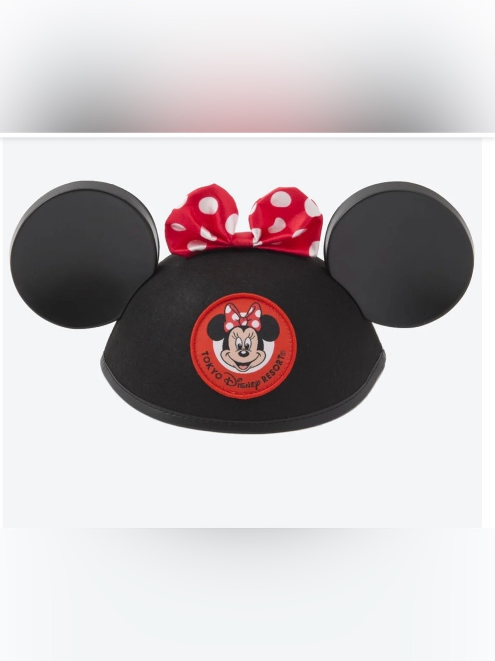 NWT TDR Minnie Mouse Ear Hat “Tokyo Disney Resort” Adults OS